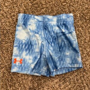 Under Armour Sky Blue and White Shorts